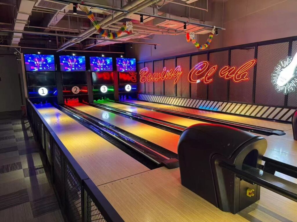 Used 4-lane bowling equipment for sale - pre-owned amusement rides